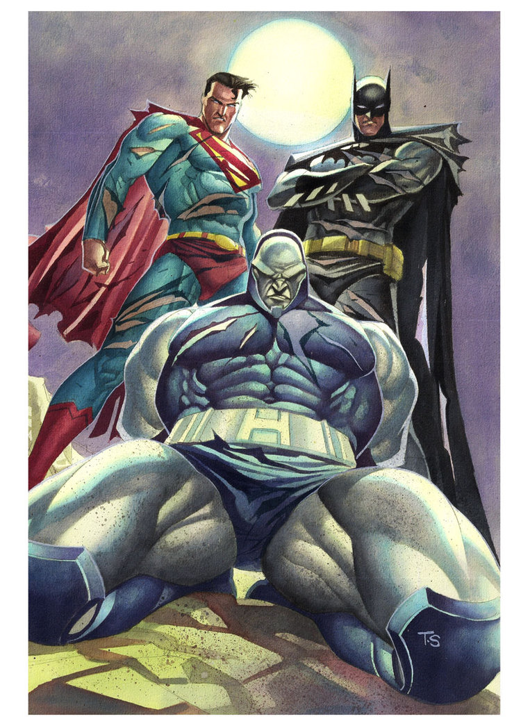 Ilustraciones estilo comic de superhéroes por Thony - Frogx Three