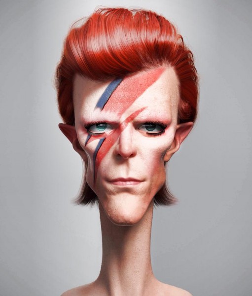 Tributo A David Bowie Por Guzz Soares - Frogx Three