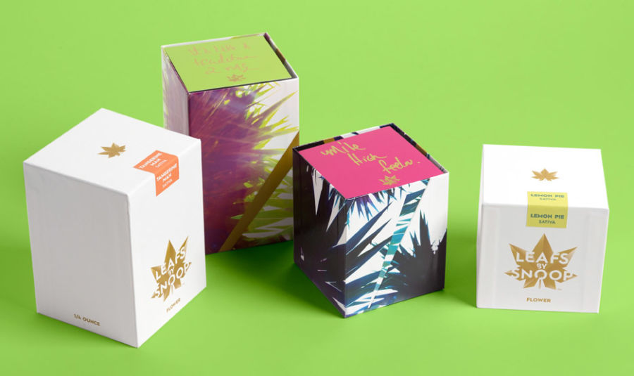 Ejemplos de packaging de productos hechos con marihuana - Frogx Three